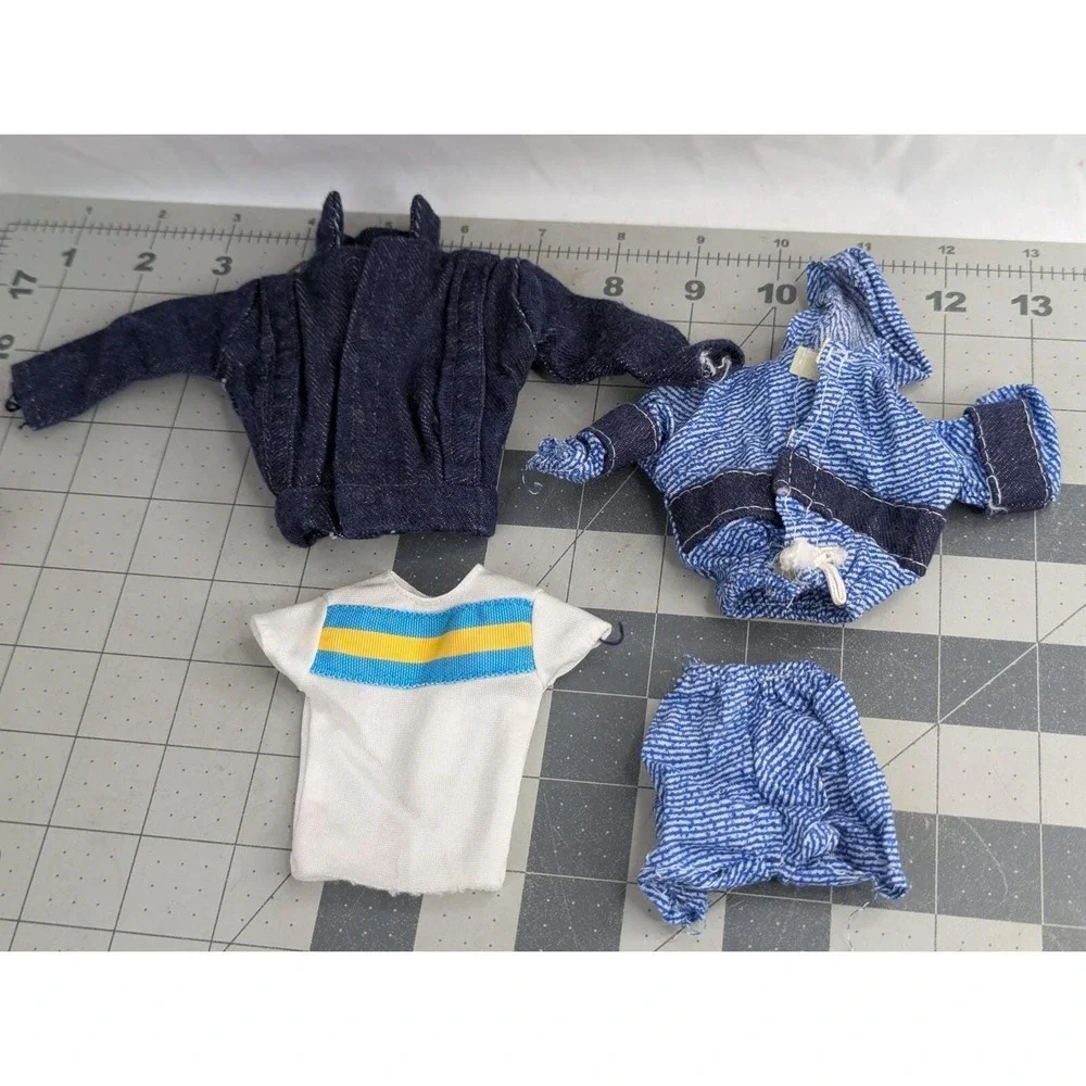 Fashion‎ Doll Male Outfit Denim Jacket Shorts Shirt Lot Boy Mens